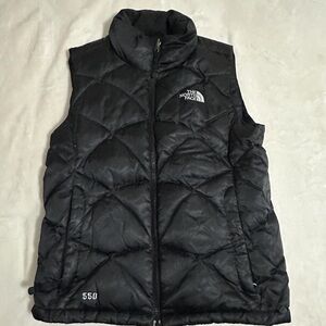 The North Face Black Quilted Vest